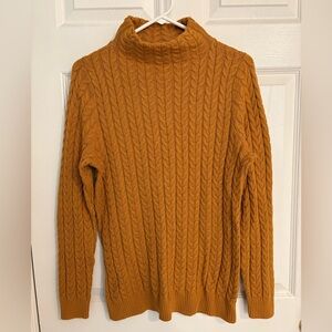 Christopher & Banks Mustard Turtleneck Sweater